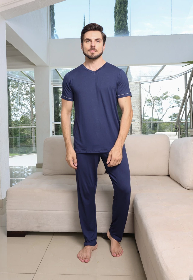 4407 PIJAMA MASCULINO LONGO