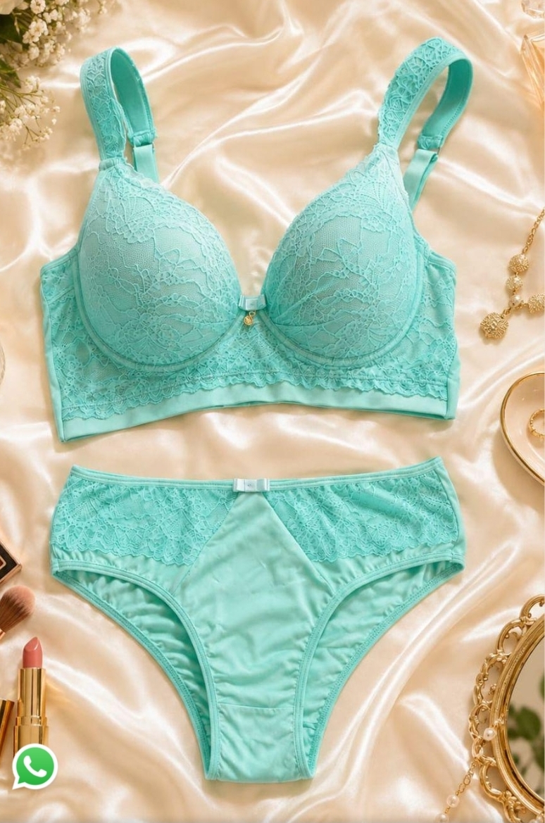 1724 Conjunto plus size alça de espuma