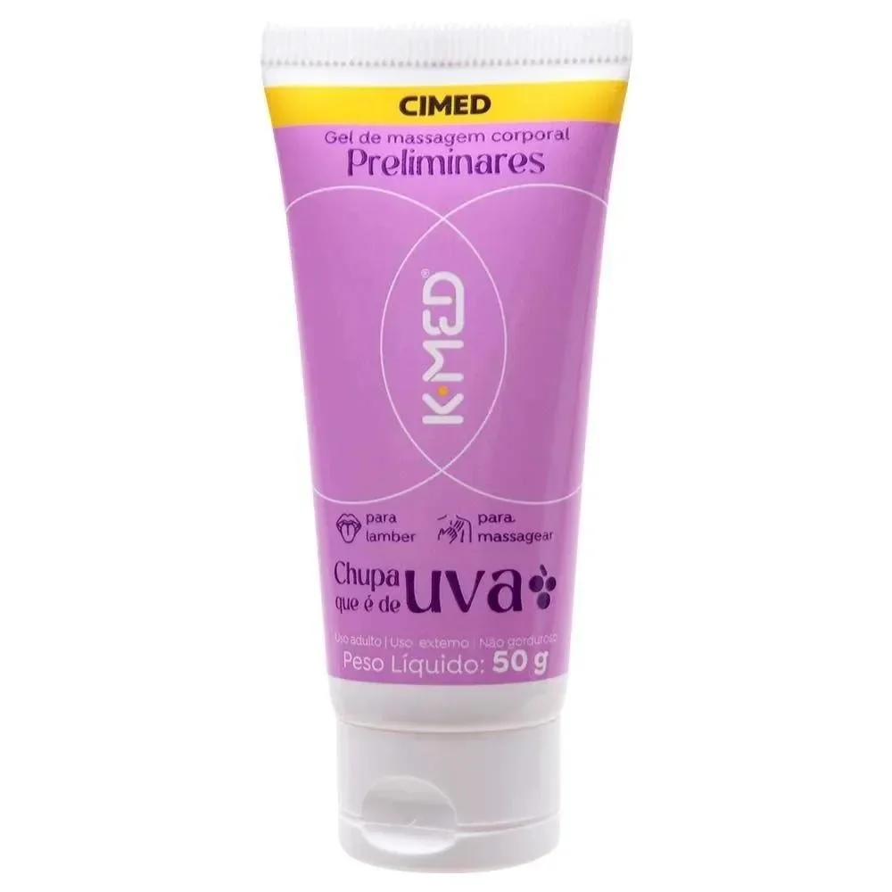 LUBRIFICANTE KMED CHUPA QUE É DE UVA